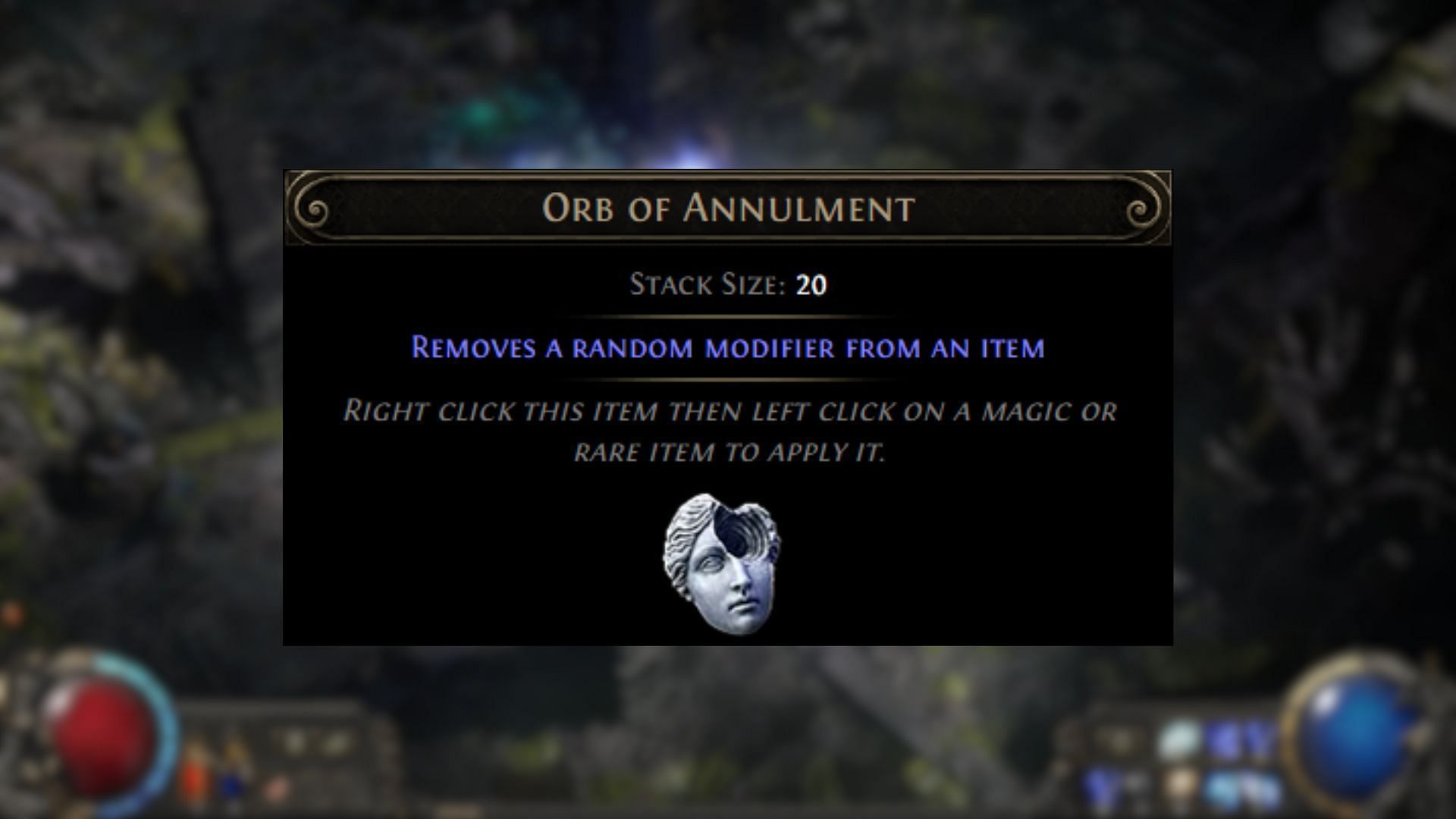 Orb of Annulment (Image via Grinding Gear Games)